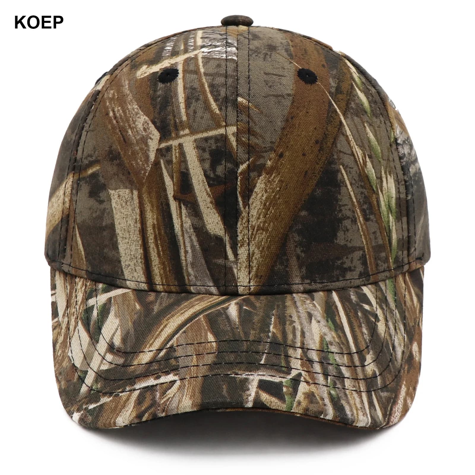 Casquette snapback camouflage roseaux KOEP KBRT2 pour pêche aux canards sauvages étangs