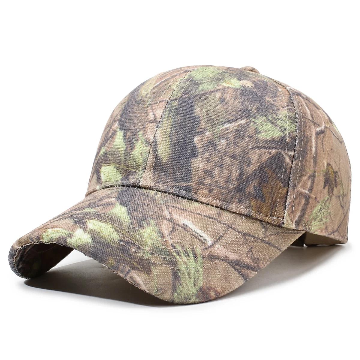 Casquette camouflage feuilles jungle pêche - Pattern nature randonnée - Protection solaire wilderness