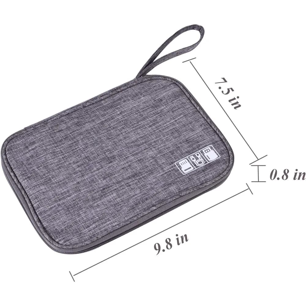 Pochette organisateur câbles électroniques étanche - Sac voyage universel rangement accessoires câbles