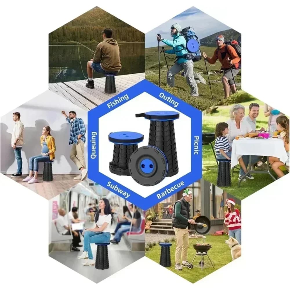 Chaise de pêche ultra-légère pliable avec sac de transport - Parfaite pour pêche nomade et trajets