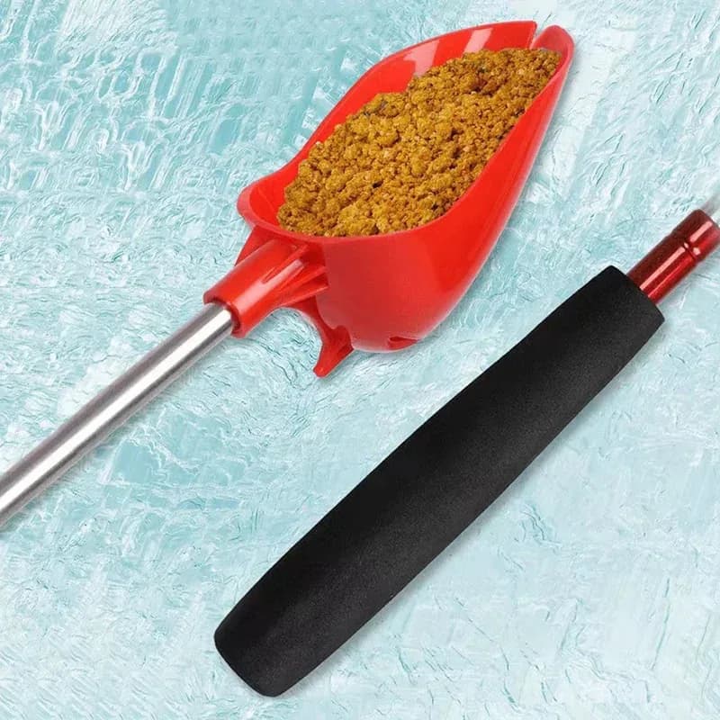Cuillère à amorce rétractable - Louchette légère manche long anti-dérapant pour lancer précis