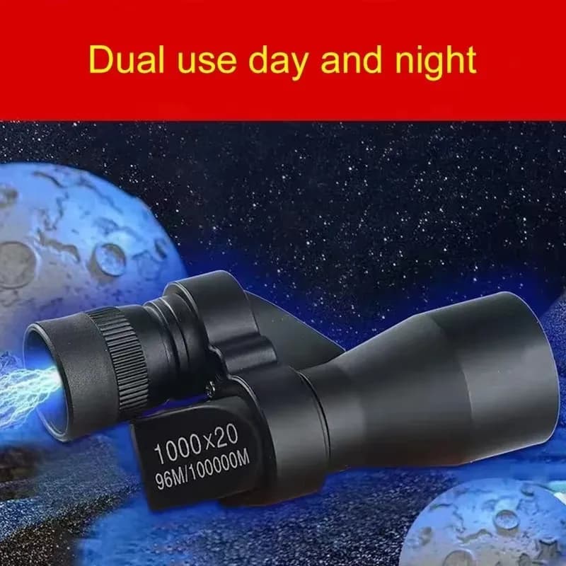 Mini télescope monocular portable 1000x20 pour pêche - Zoom haute puissance pour observation extérieure