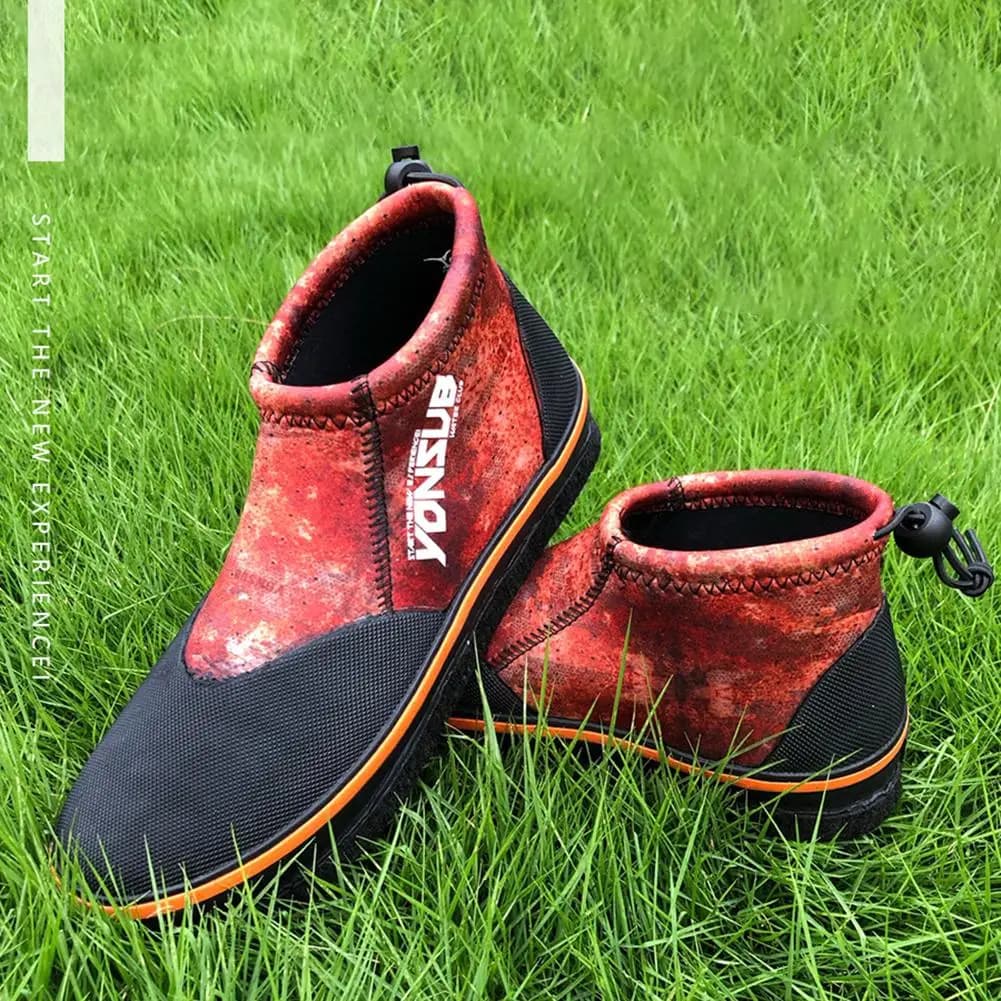 Chaussures de pêche rocheuses 3MM néoprène unisexe avec fermeture automatique