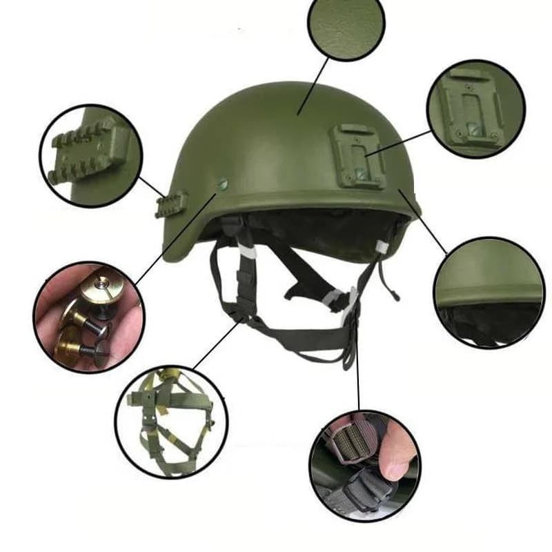 Réplique casque tactique russe Ratnik 6B47 polymère haute résistance pour pêche protection