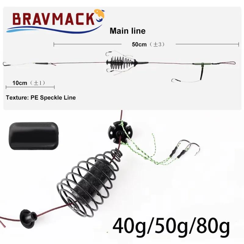 Cage amorçage carpe 30-80g en acier carbone haute résistance pour ligne feeder et leurre artificiel