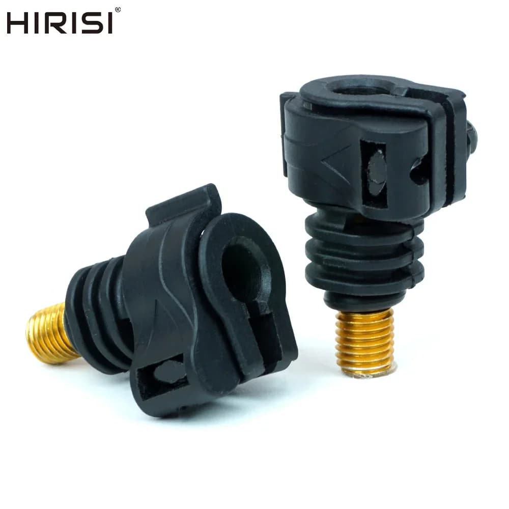 Connecteur rapide ajustable Hirisi AQ212 pour alarmes de carpe et rod pods - Lot de 2 pièces