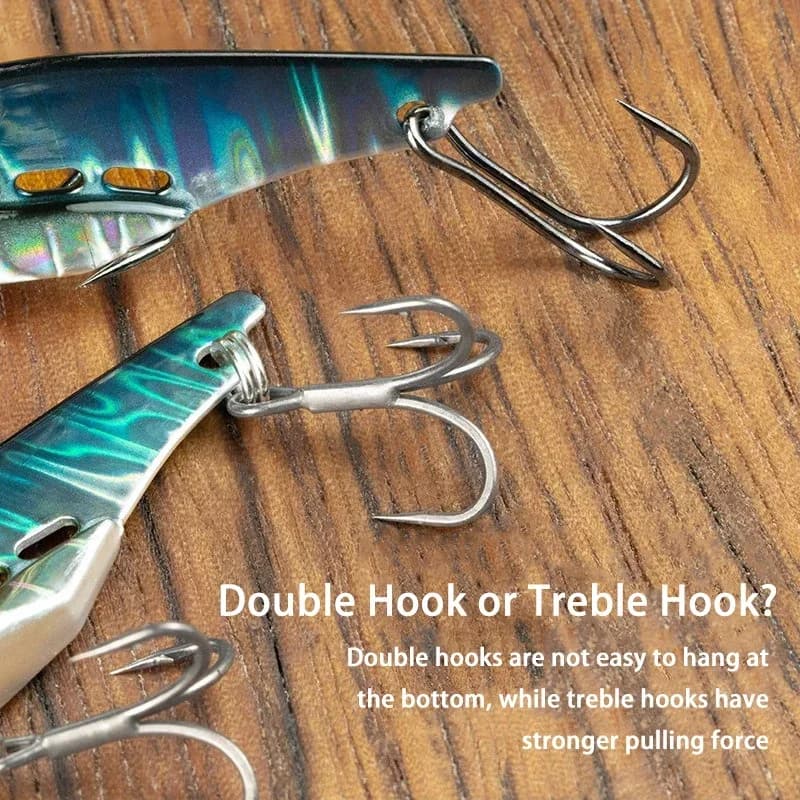 Leurre VIB 3g à 14g pour truite et perche - Cuiller vibrante métallique jerkbait swimbait