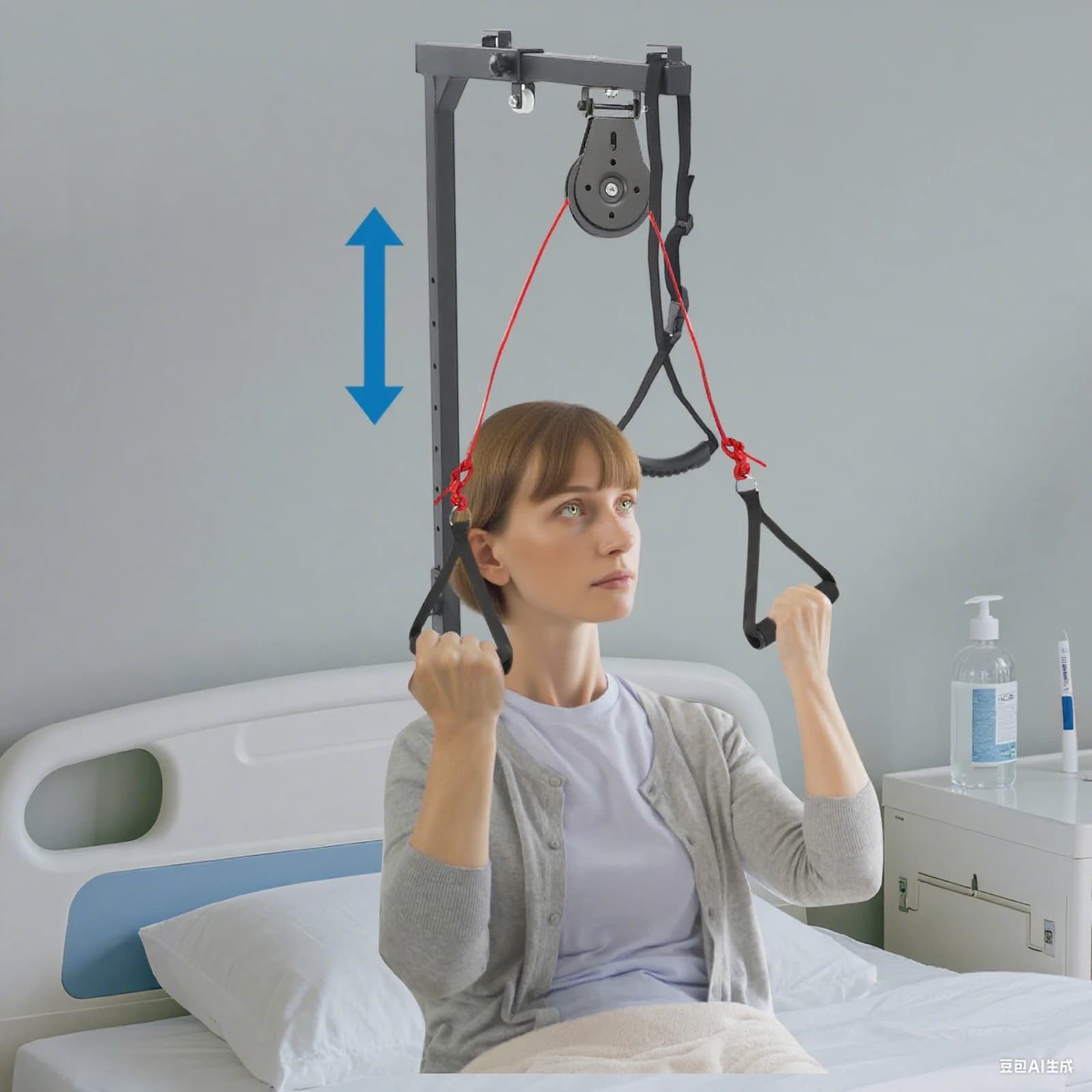 Barre d'assistance Stand Up pour personnes âgées - Aide à la mobilité et rééducation 100kg