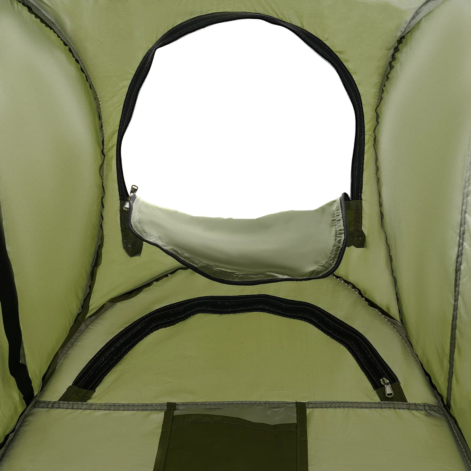 Tente toilette portable étanche pour camping randonnée pêche - Abri intimité 1.2x1.2x1.9m pliable et léger