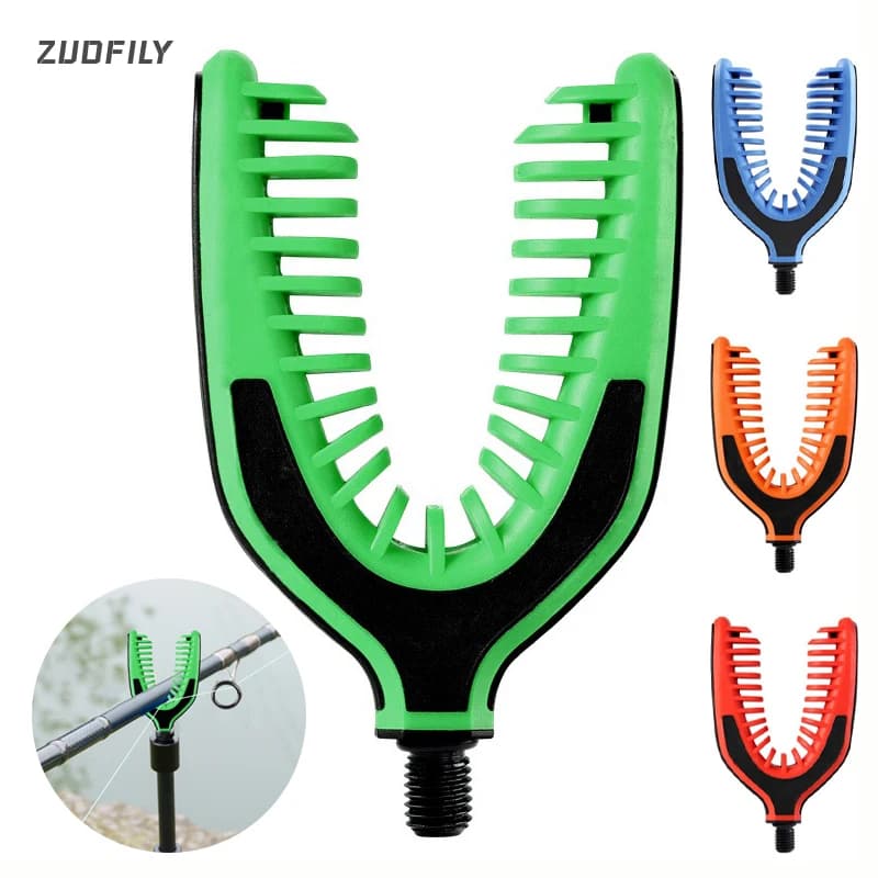 Support de canne à pêche feeder en forme de U - Support réglable pour pêche de la carpe et accessoires