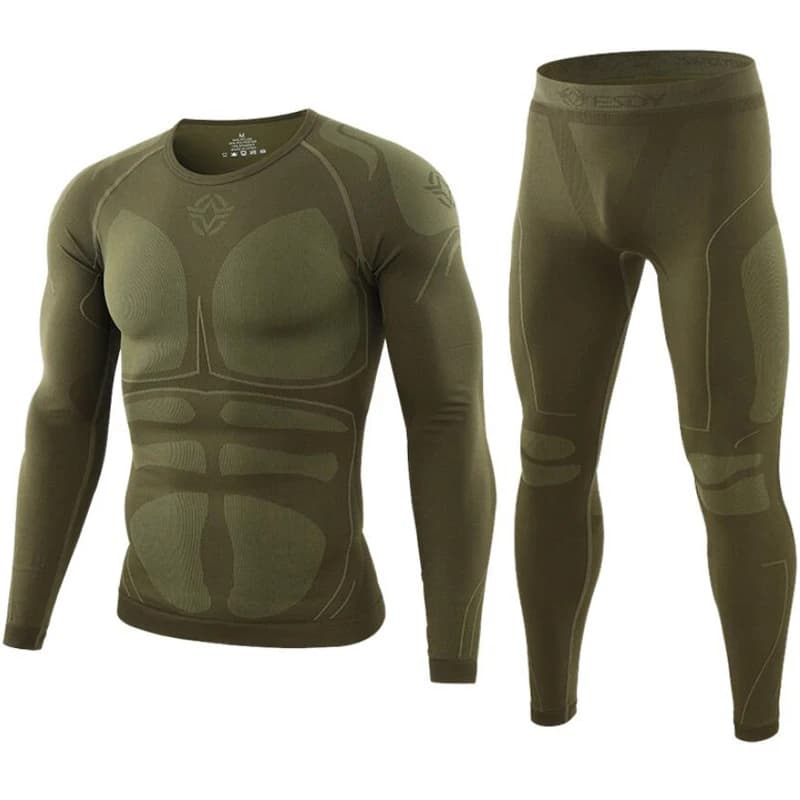 Sous-vêtements thermiques camouflage pêche chasse randonnée uniforme militaire ghillie