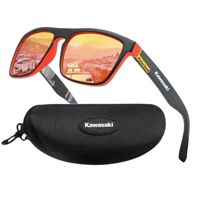 Lunettes de soleil polarisées Kawasaki UV400 - Protection optimale pour pêche, chasse, conduite et vélo
