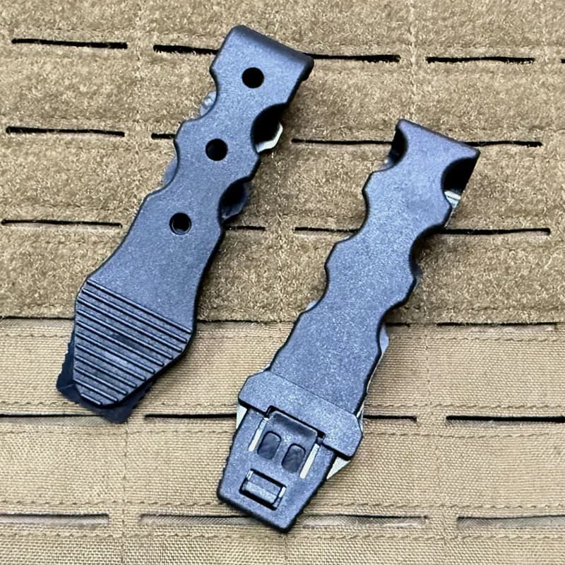 2 clips de fixation tactiques MOLLE - Accessoires pour attacher équipement pêche sur gilet ou sac