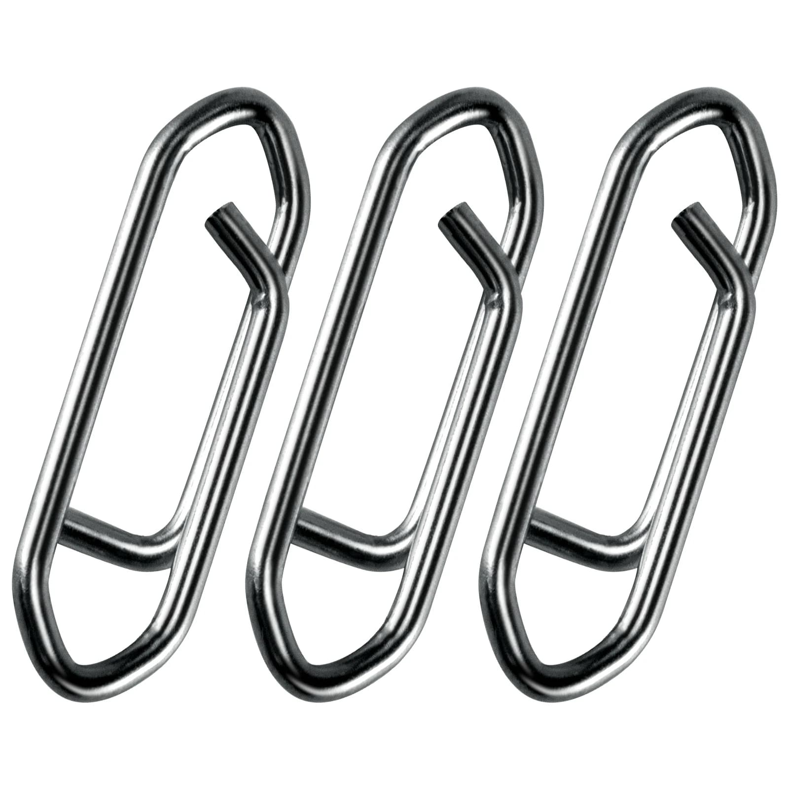 50 clips rapides acier inoxydable pour changement rapide de leurres crankbait swimbait
