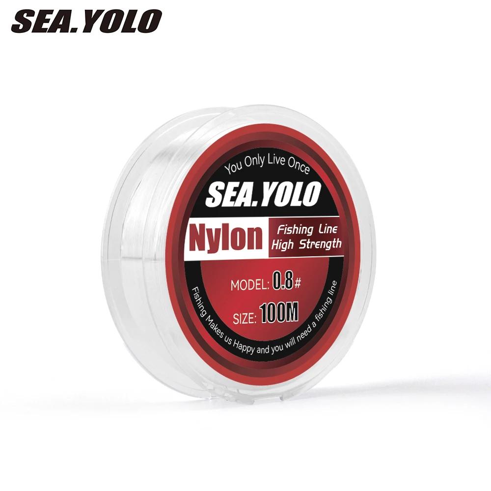 Ligne nylon cristal transparent Sea.Yolo 100m importée du Japon - Ligne principale pêche
