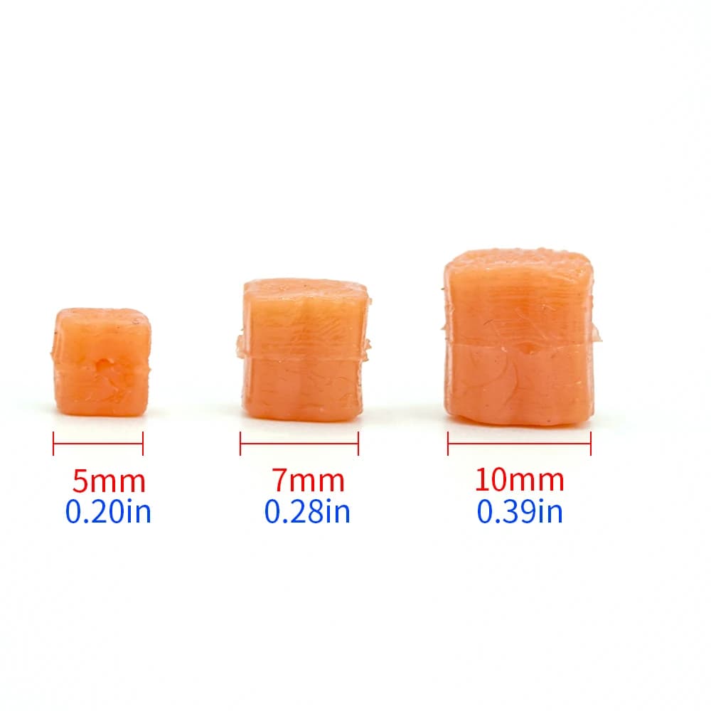 30 leurres souples en silicone flottants Hirisi MA104 - Pêche carpe - Appâts artificiels caoutchouc