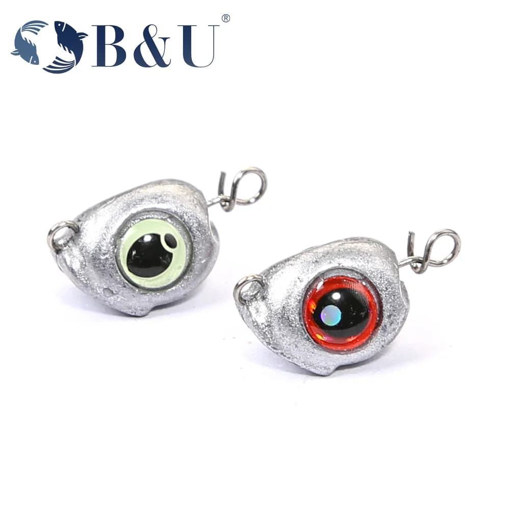 Têtes plombées cheburashka swing jig pour leurres souples - Pêche carnassiers France
