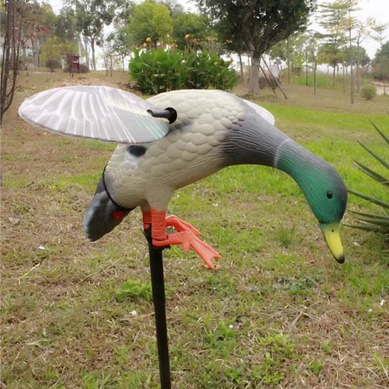 Leurres canards colverts à ailes tournantes avec télécommande - Motion powered pour chasse efficace