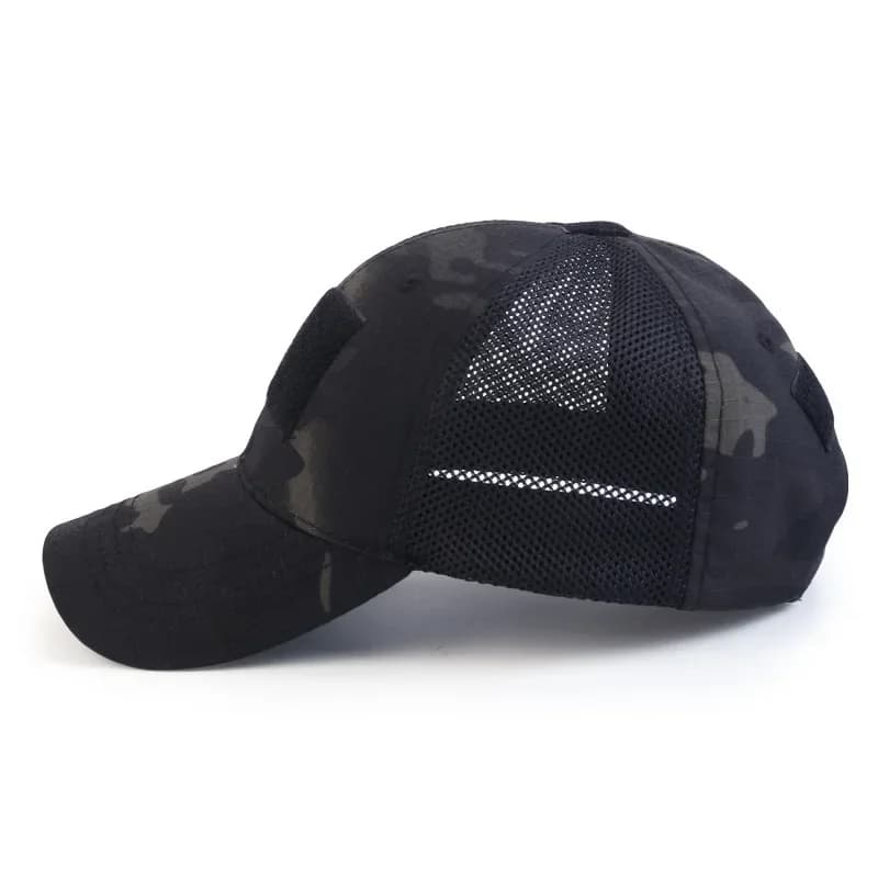Casquette baseball unisexe camouflage pour pêche et sports outdoor - Séchage rapide anti-UV
