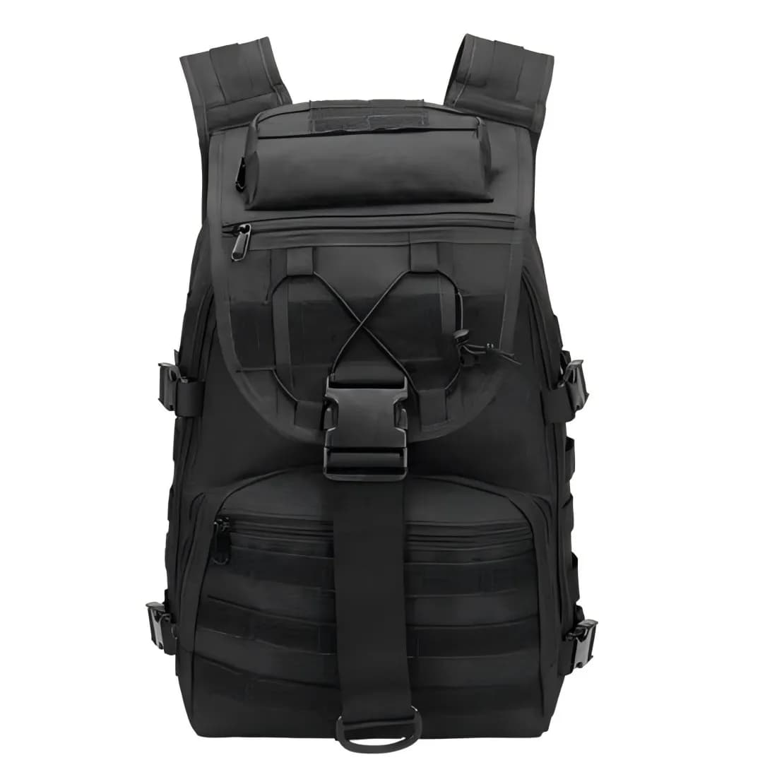 Sac à Dos Tactique 35L pour Pêche - Randonnée Survie Camping Sac Polyvalent Extérieur Sportif