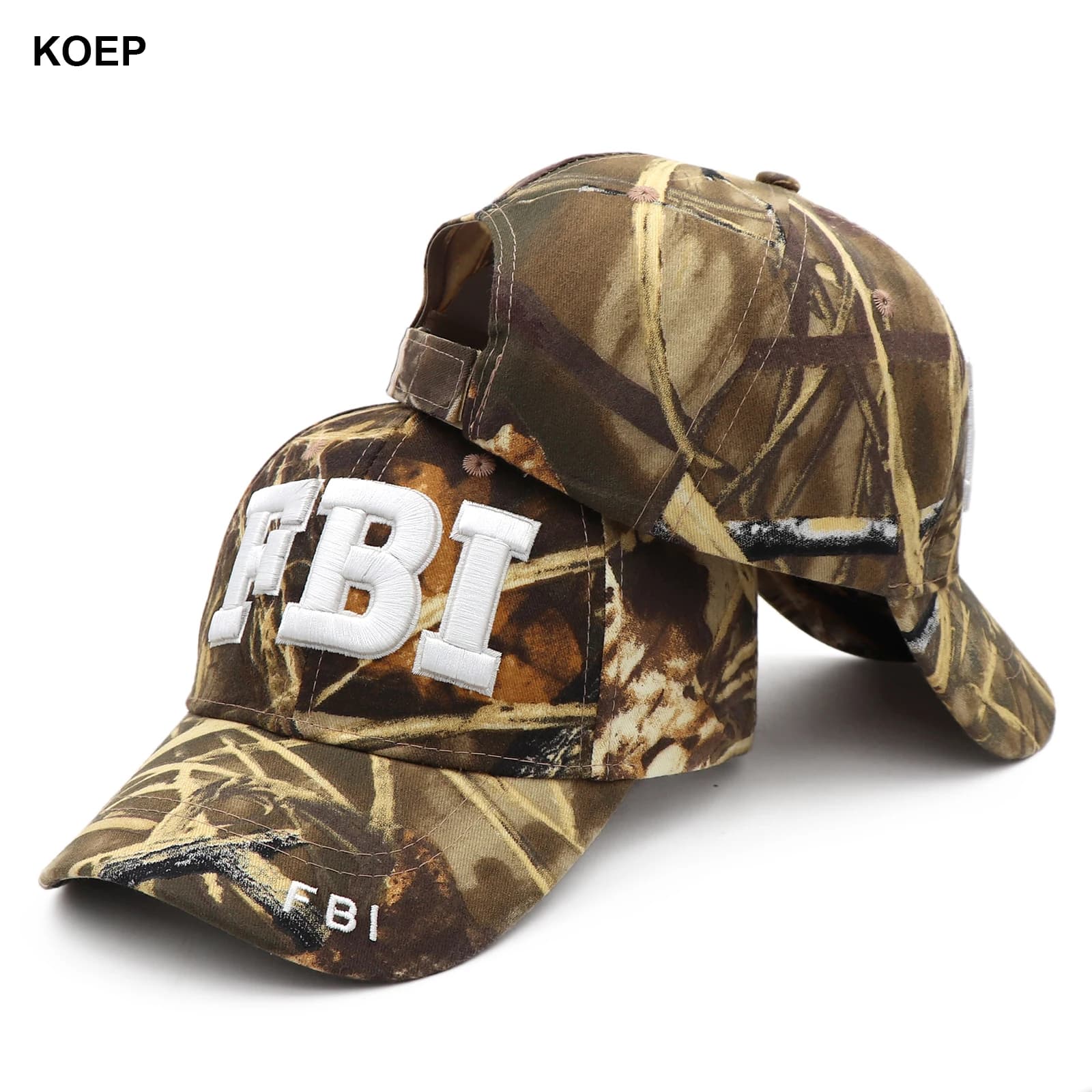 Casquette tactique SWAT FBI pêche - Chapeau baseball police sécurité pêche outdoor réglable