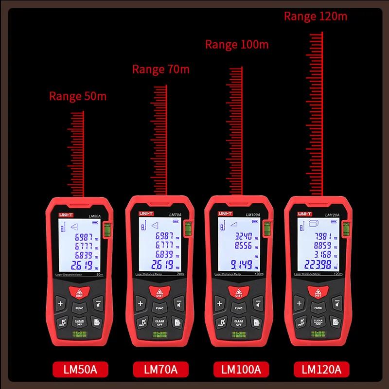 Télémètre laser UNI-T LM série - Mesure distance numérique précise 50 à 120 mètres pour pêche