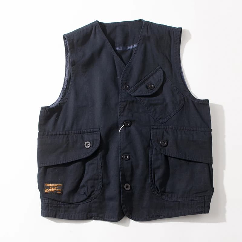 Veste cargo légère homme pêche safari travail extérieur avec nombreuses poches