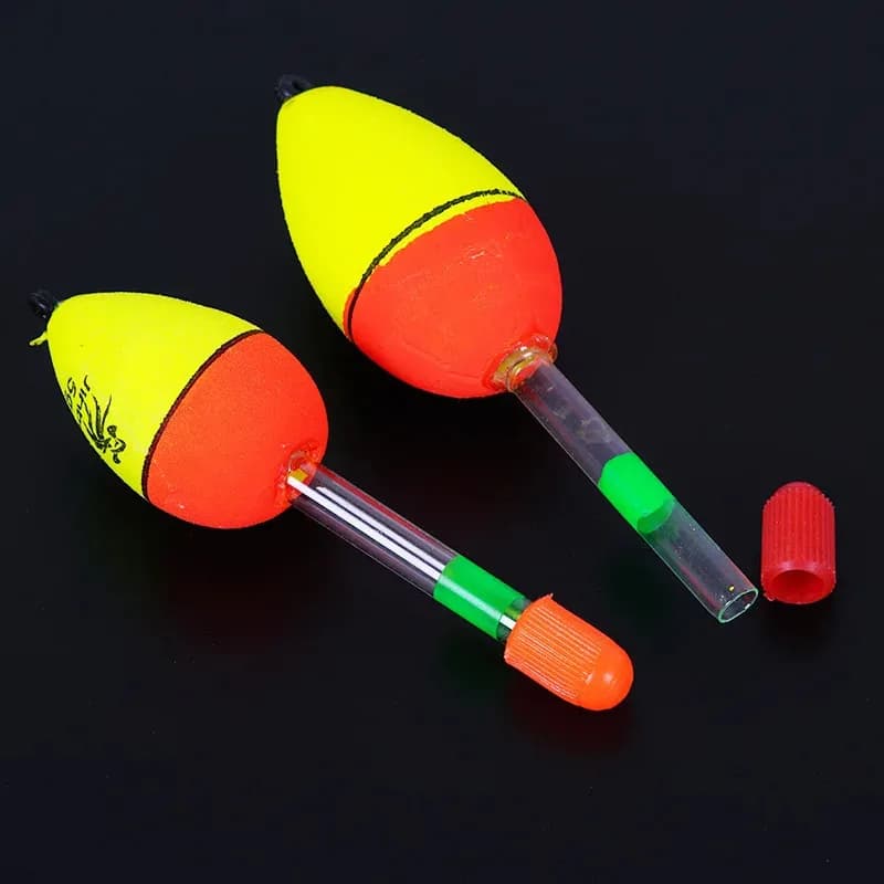 2 à 10 pièces de flotteurs lumineux EVA pour pêche de nuit, bâtons fluorescents pour rockfish et mer