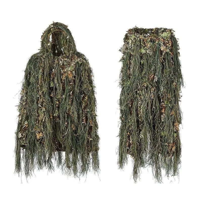 Tenue camouflage feuilles bioniques 3D bois Geely Clothing - combinaison Ghillie chasse pêche