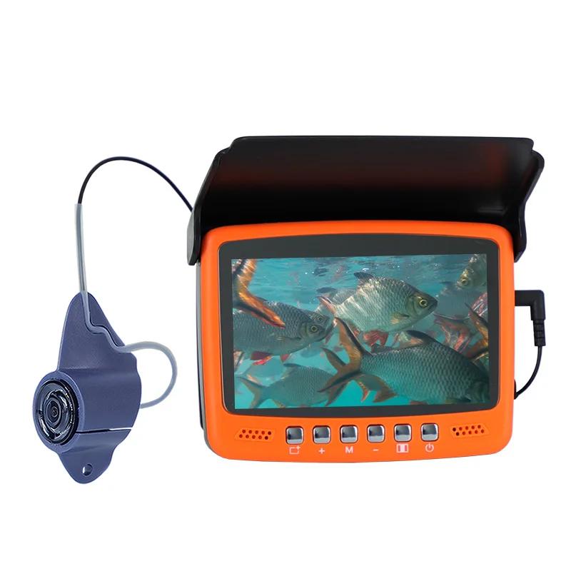 Caméra de pêche sous glace THEJLES HD 1000 lignes 4.3 pouces - Écran IPS avec 8 lumières infrarouges