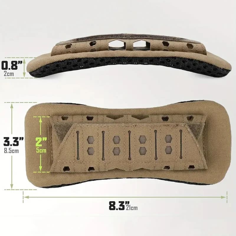Coussin d'épaule tactique respirant anti-dérapant pour fusil de chasse et pêche sportive