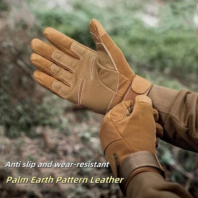 Gants tactiques hiver coque caoutchouc épais écran tactile pêche équitation camping froid