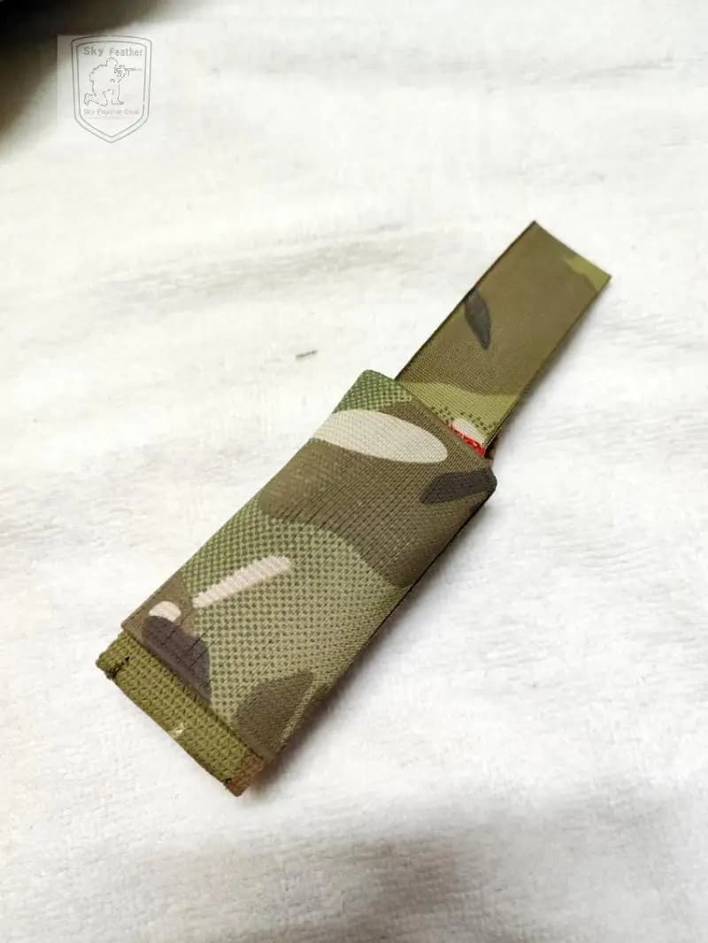 Drapeau hit camouflage multi-terrain pour paintball - Indicateur tactique MOLLE pour pêche