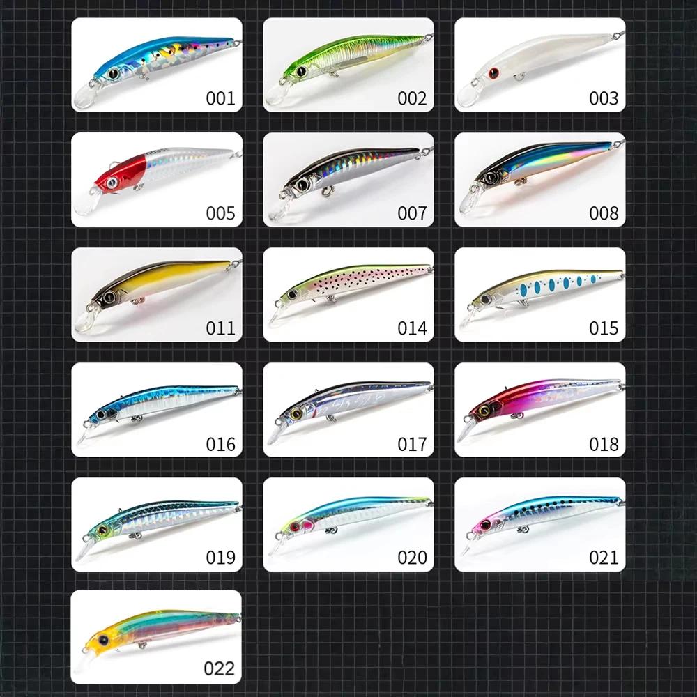 Leurre dur jerkbait Minnow 70-105mm coulant wobblers pêche truite brochet leurres artificiels Hunthouse