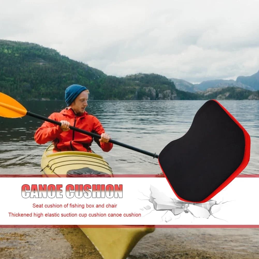 Coussin de siège épais pour kayak de pêche - Matelas confortable imperméable et antidérapant
