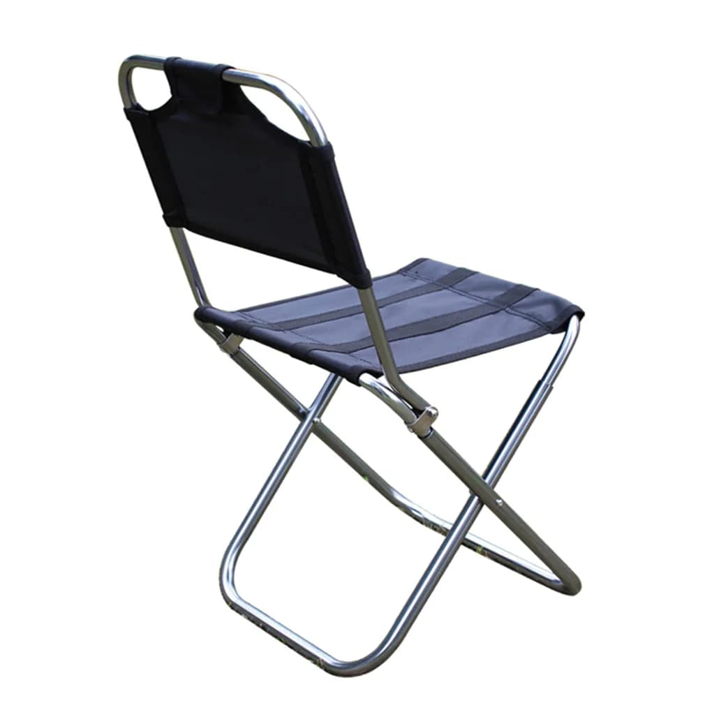Tabouret pliant de pêche en alliage d'aluminium et toile Oxford pour camping randonnée