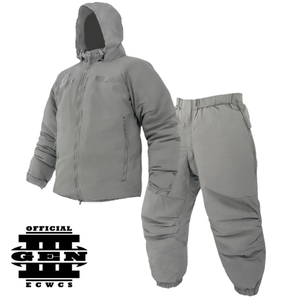Combinaison hiver ECWCS GEN III L7 pêche training chasse rembourrée anti-froid vêtement technique