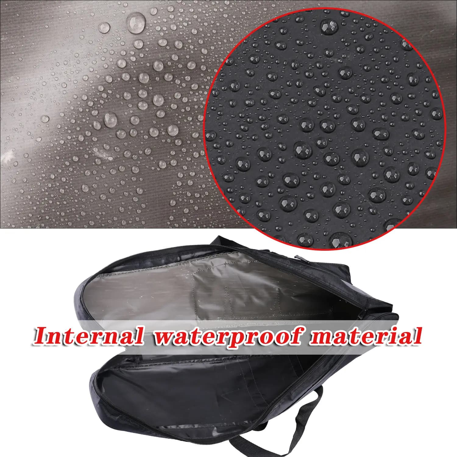 Sac de canne à pêche Sougayilang monocouche portable pour rangement d'équipement de pêche extérieur