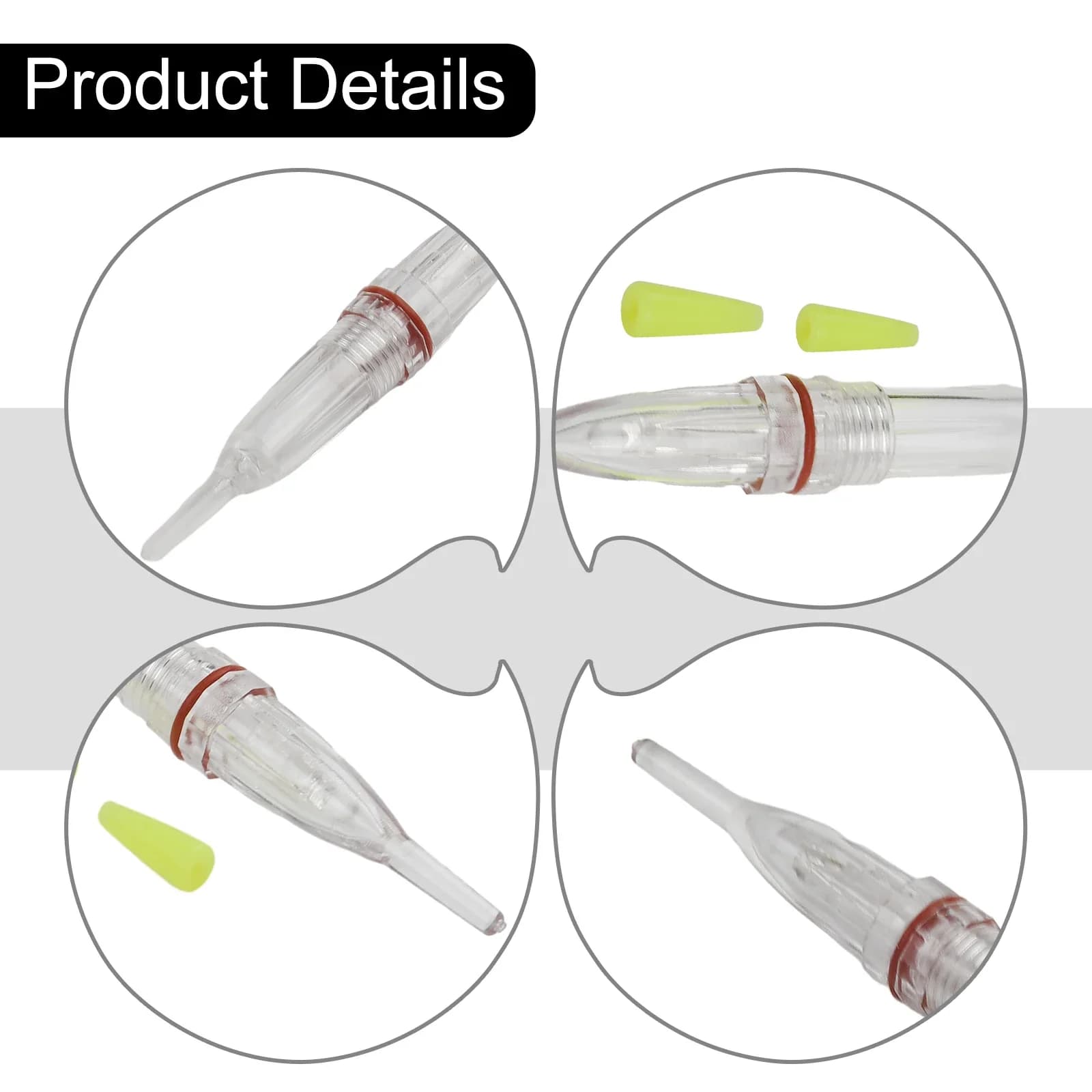 Lampe stick électronique pour pêche de nuit SPORTARC - Flotteur lumineux attrape-poisson waterproof 72mm
