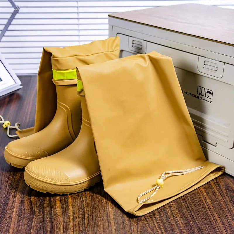 Bottes genou pêche randonnée imperméables antidérapantes toutes saisons protection inondation bottes plastique