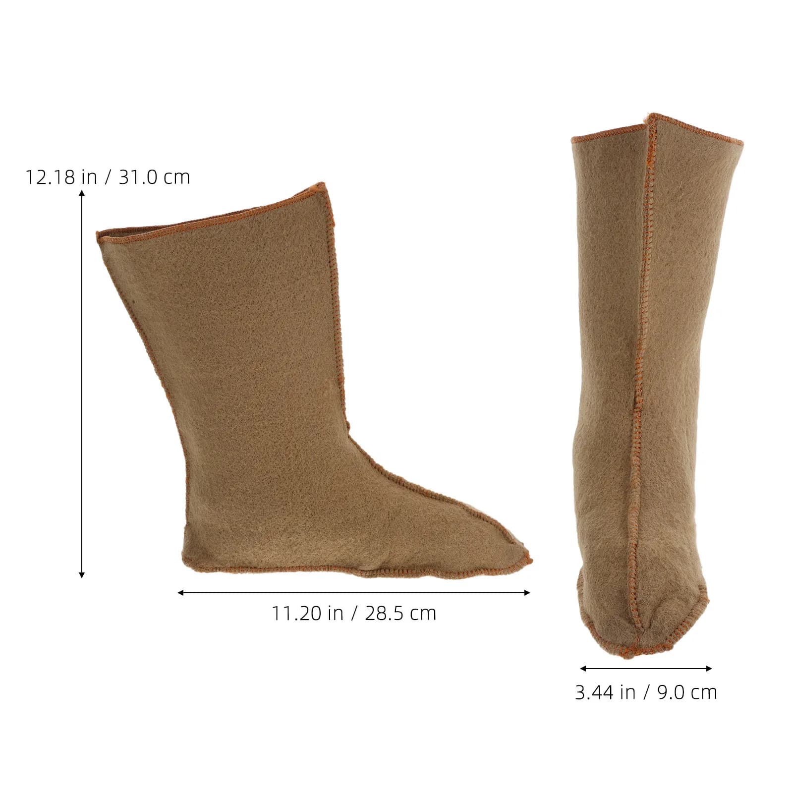 Bottes hiver homme isolées imperméables - Chaussures pêche randonnée doublure thermique chaude confortable