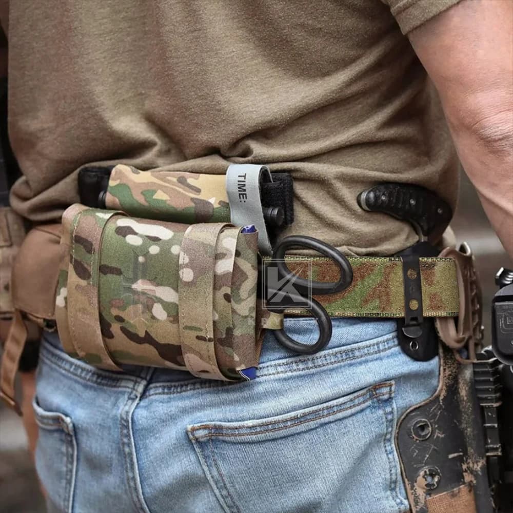 Ceinture de base EDC tactique KRYDEX 1.5 pouces pour port discret et pêche outdoor