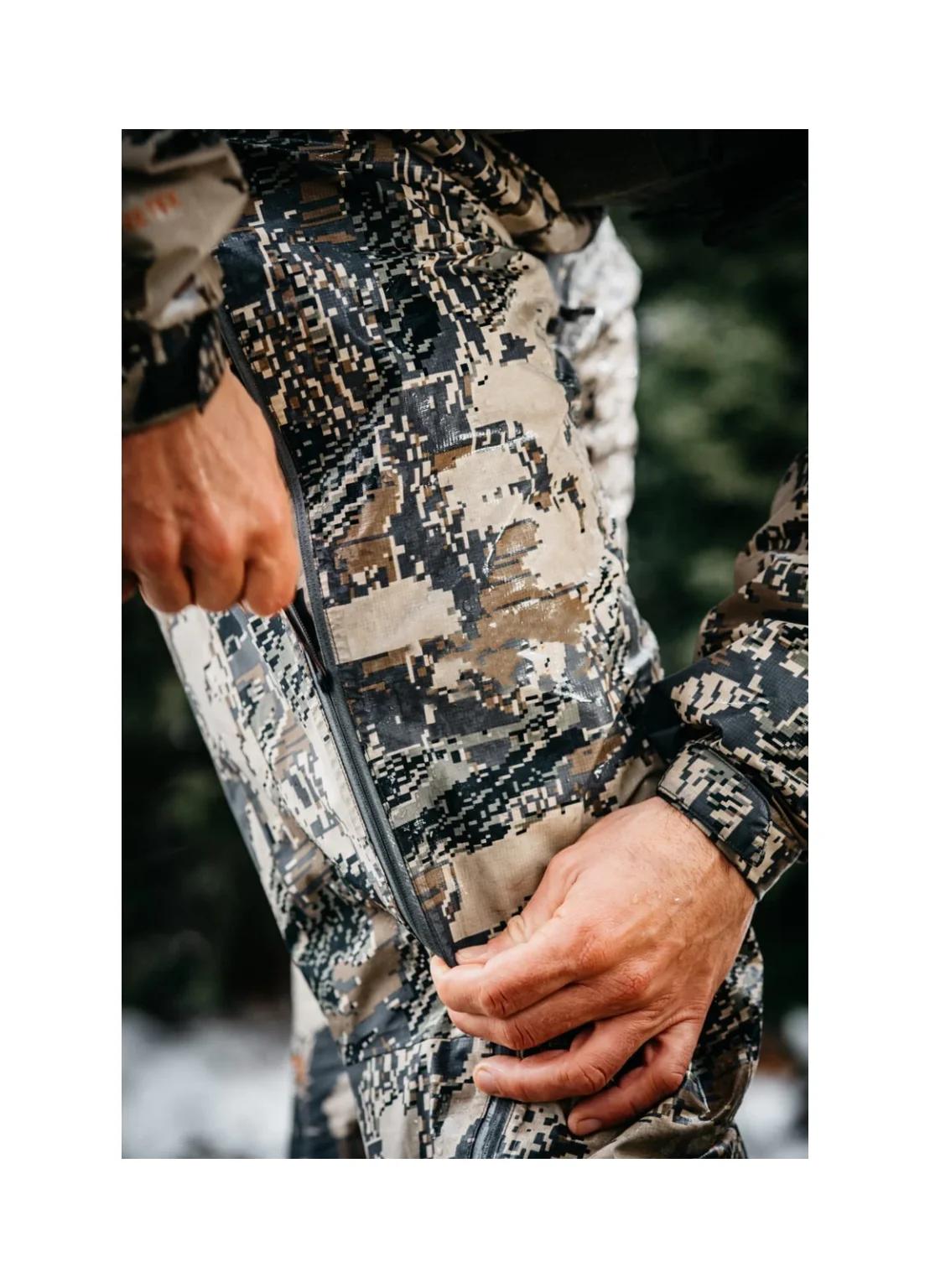 Pantalon camouflage pêche chasse imperméable coupe-vent point de rosée outdoor homme