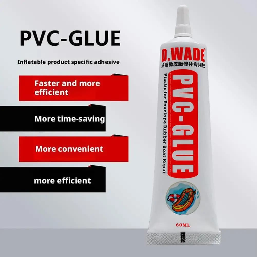 Colle PVC 60ml réparation bateau gonflable - SUP paddle board kayak tube réparation durable étanche