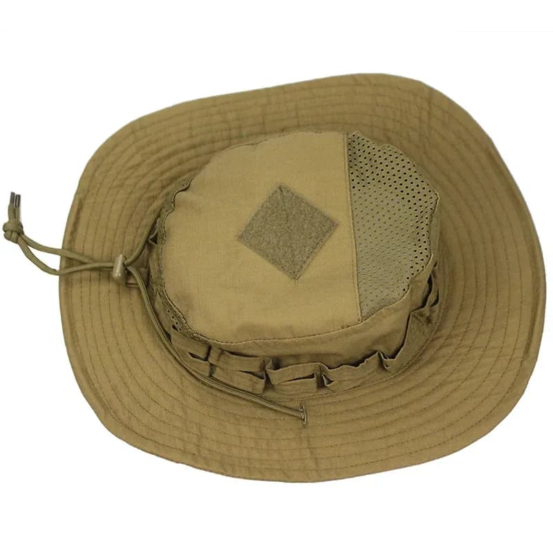 Chapeau tactique boonie camouflage pêche randonnée chasse protection solaire grand bord