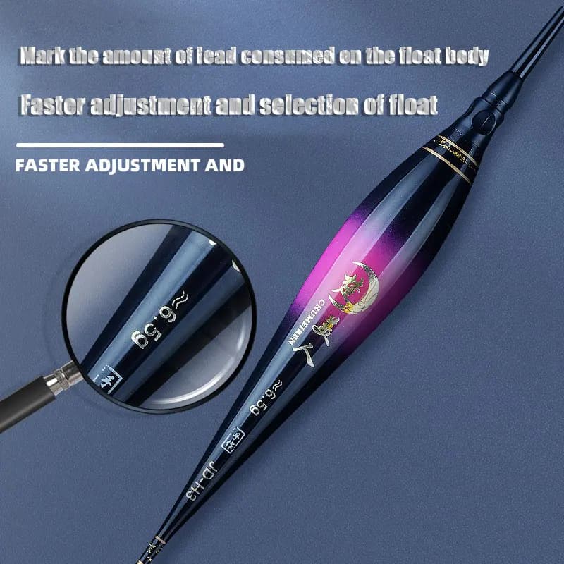 Flotteur électronique nuit induction gravité changement couleur LED - type court pêche roche