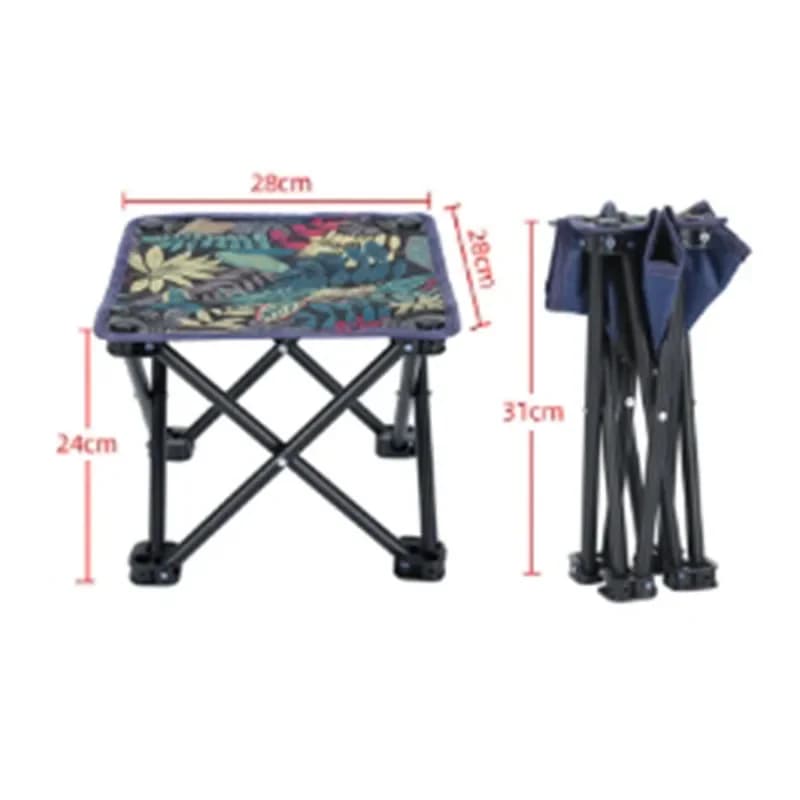 Tabouret de pêche portable pliable - Chaise de plage camping léger pour pêcheur nomade