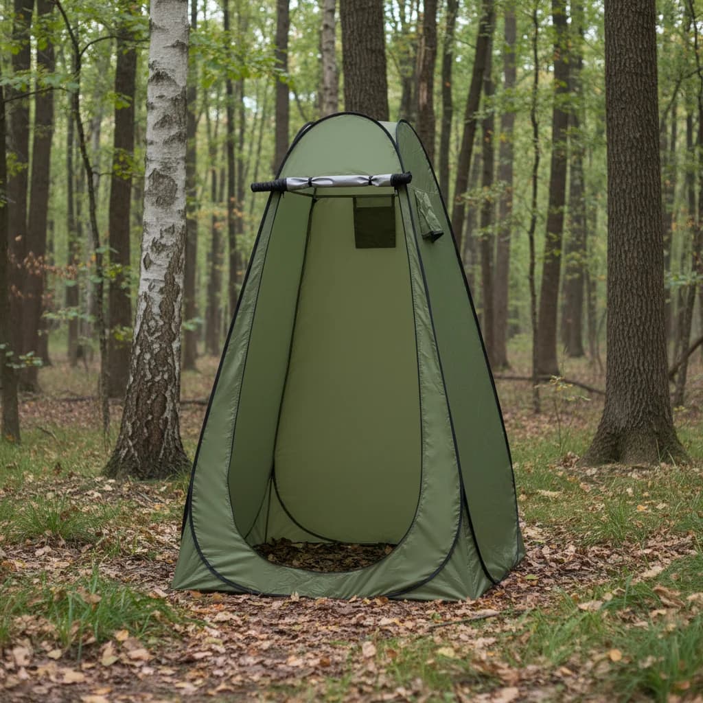 Tente toilette portable étanche pour camping randonnée pêche - Abri intimité 1.2x1.2x1.9m pliable et léger