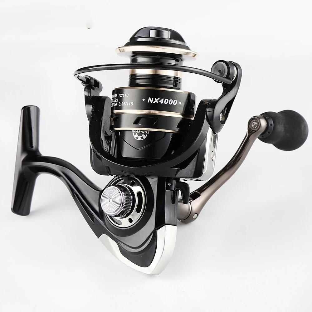Moulinet spinning léger 2000-7000 ratio 5.2:1 - Pêche truite broche perche sandre aux leurres