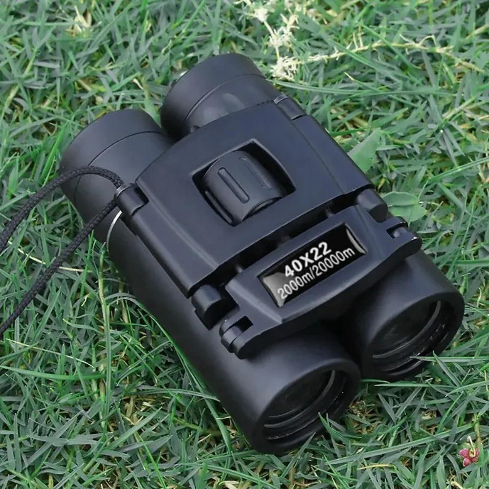 Nouvelles jumelles compactes 40x22 BAK4 pour pêche - Portée 2000m pliables et légères